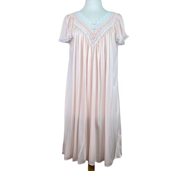 Miss Elaine Vintage Nightgown and Robe Set Size Small - Picture 2 of 10